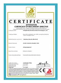CE Certificate