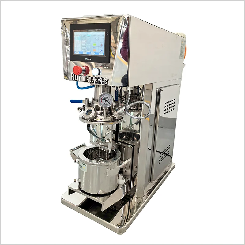 Lab Vacuum Double Shaft Dispersing Mixer