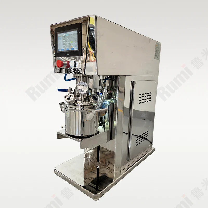 Lab Vacuum Double Shaft Dispersing Mixer