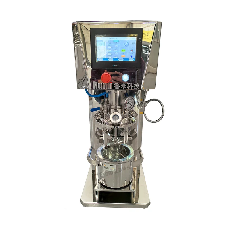 Lab Vacuum Double Shaft Dispersing Mixer