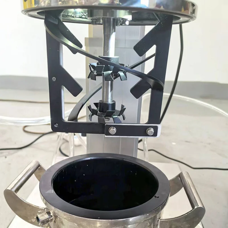 5 Litres SS316L Vacuum Dual Shaft Dispersing Mixer With Heating