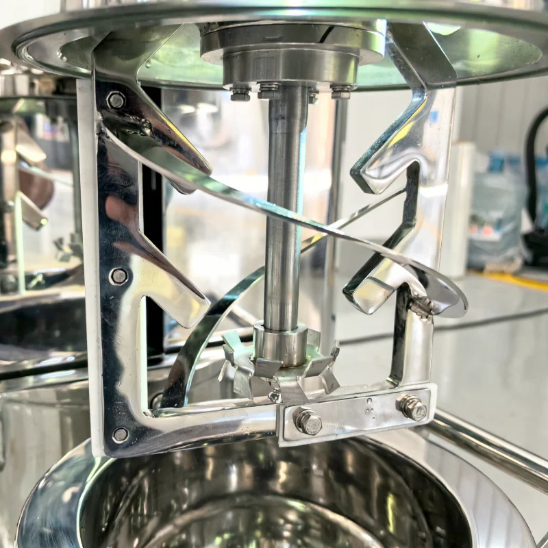 5 Litres SS316L Vacuum Dual Shaft Dispersing Mixer With Heating