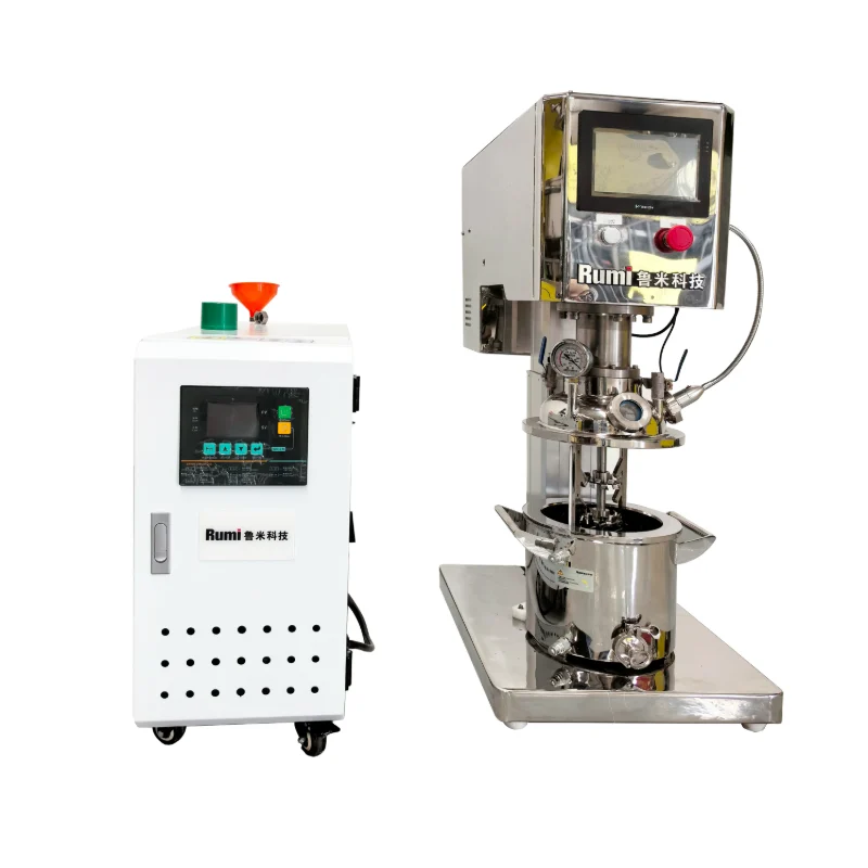 5 Litres SS316L Vacuum Dual Shaft Dispersing Mixer With Heating