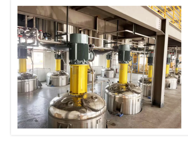 Platform Double Shaft Dispersing Mixing Vessel