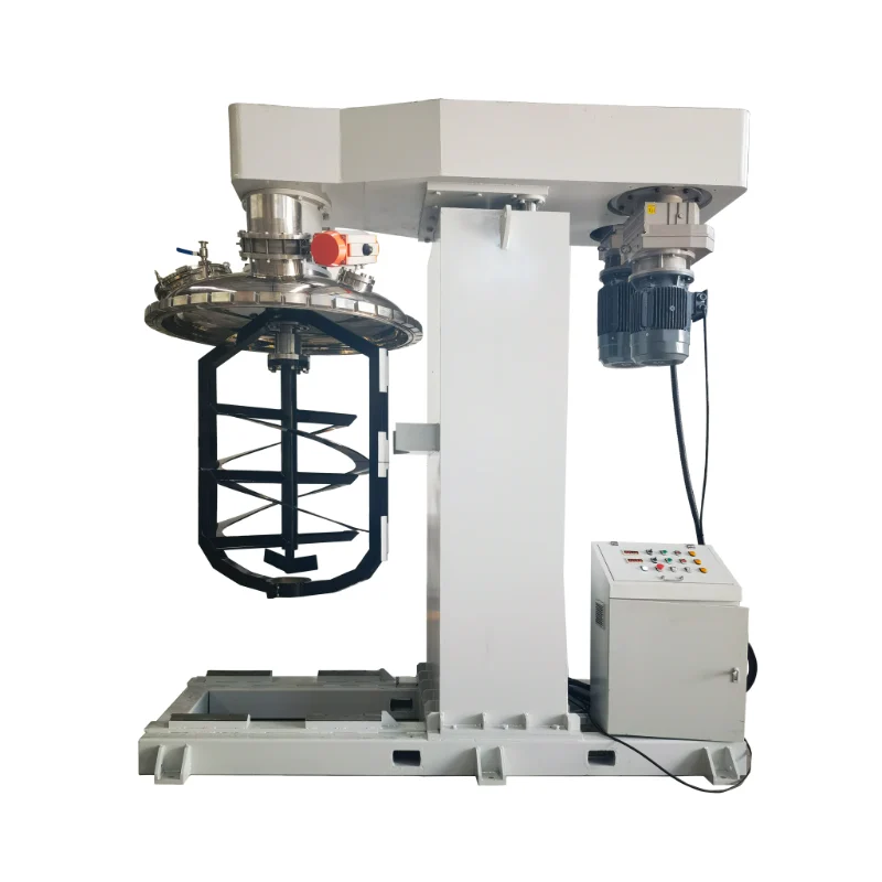 2000L Hydraulic Lift Double Shaft Mixer