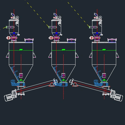 Powder Material Storage, Conveying and Dosing System